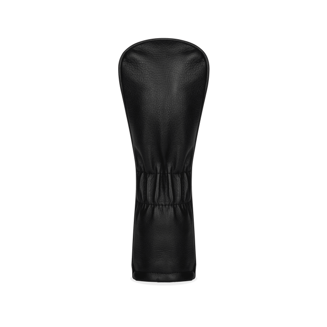 White and Black Leather Headcover