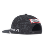 Black Camo Tour Cotton Rope Flat Bill