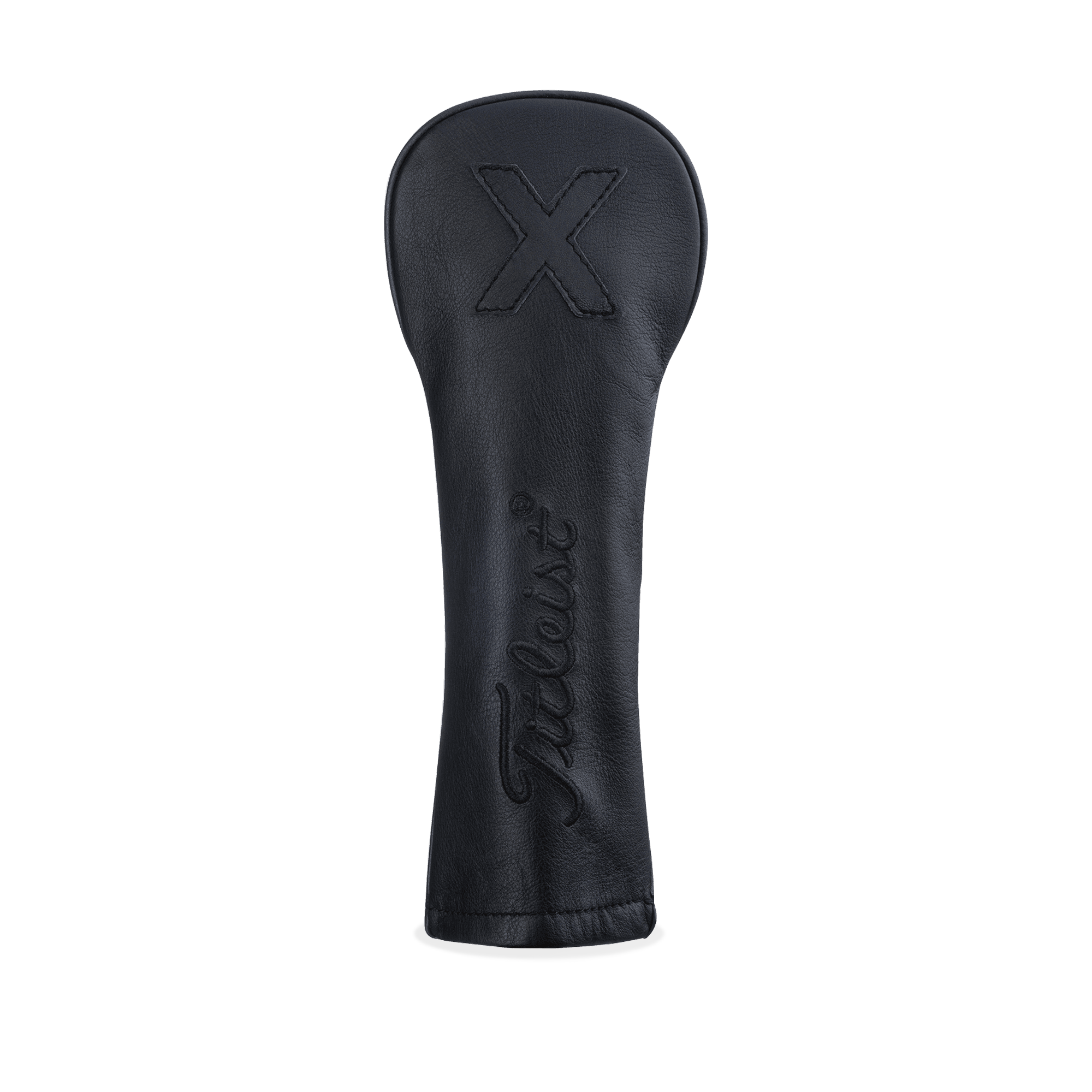 Noir Deluxe Black Leather Headcover